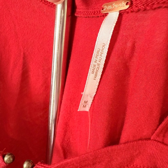 Free people red top - Picture 3 of 4